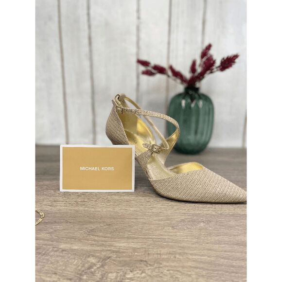 Michael Kors Women's Adela Pump Heels - Sand 6M - Picture 1 of 9